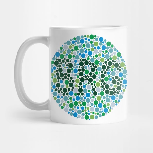 Ishihara automotive eye test for British Racing Green (blue) by 710Designs